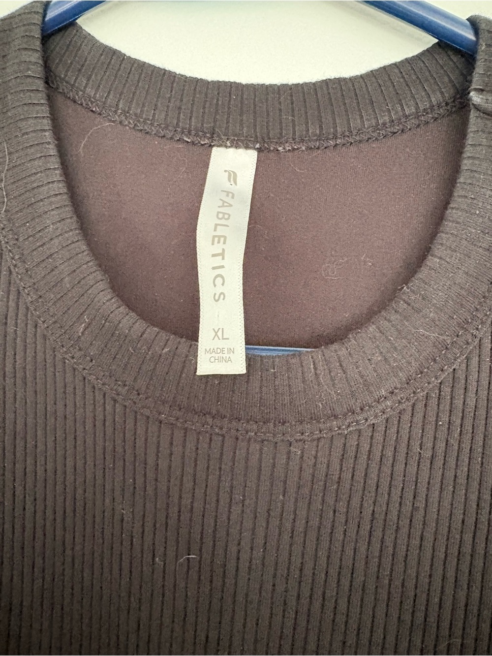 Fabletics Black Ribbed Racerback Tank - Picture 4 of 4